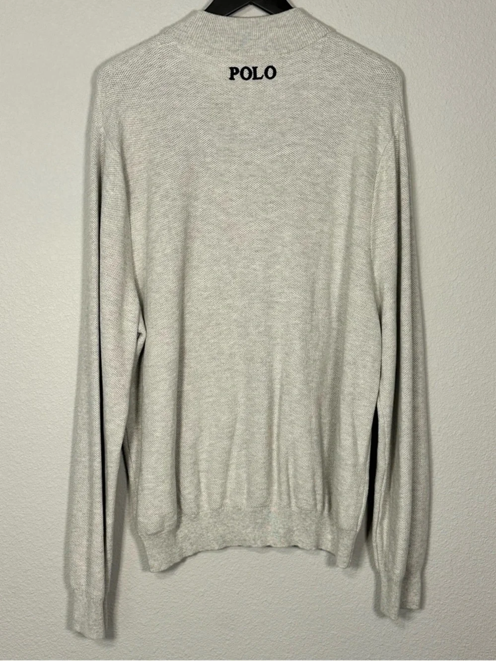 Polo Ralph Lauren 100% Pima Cotton Full Zip Sweater - Big Pony! Size XXL
